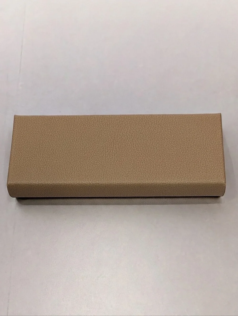 Erkers 1879 Tan Hard Eyeglasses Sunglasses Case with Original Box